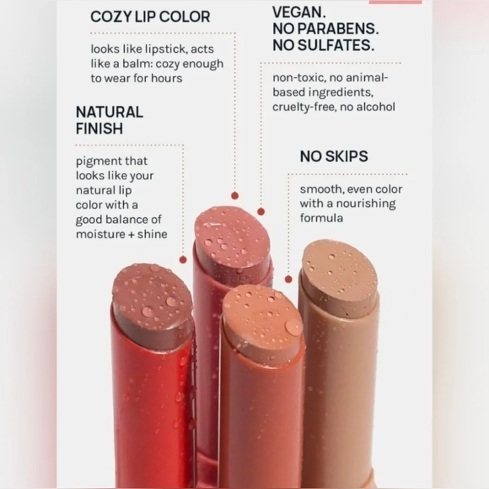 Lip Bundle- Brownish Nude Tones- Tinted Lip Oil & Gloss, Lipliner, Balm Lipstick - Picture 4 of 7